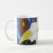 Art Deco Design No. 12 White Rose Koffiemok (Links)