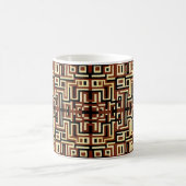 Art Deco Design No. 2 Geometrische koffie-Mok Koffiemok (Center)