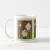 Art Deco Design No. 3 Floral Coffee Mok (Links)