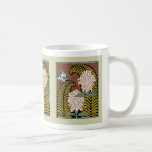 Art Deco Design No. 3 Floral Coffee Mok