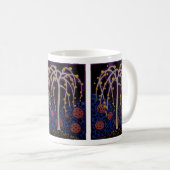 Art Deco Design No. 6 Exotic Tree Koffiemok (Voorkant rechts)