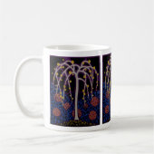 Art Deco Design No. 6 Exotic Tree Koffiemok (Links)