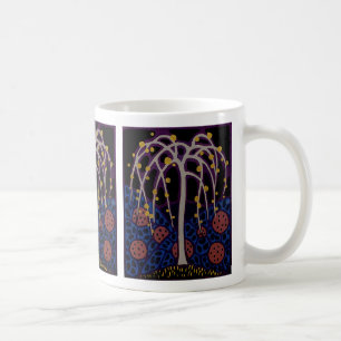Art Deco Design No. 6 Exotic Tree Koffiemok