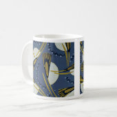Art Deco Design No. 7 floral Koffiemok (Voorkant links)