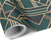 Art Deco Design op Cadeaupapier (Rol Hoek)