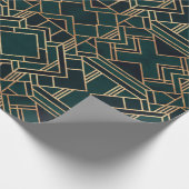 Art Deco Design op Cadeaupapier (Hoek)
