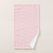 Art Deco Design Pink Bad Handdoek (Handdoek)