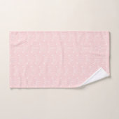Art Deco Design Pink Bad Handdoek (Handdoek)
