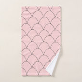 Art Deco Design Pink Bad Handdoek (Handdoek)