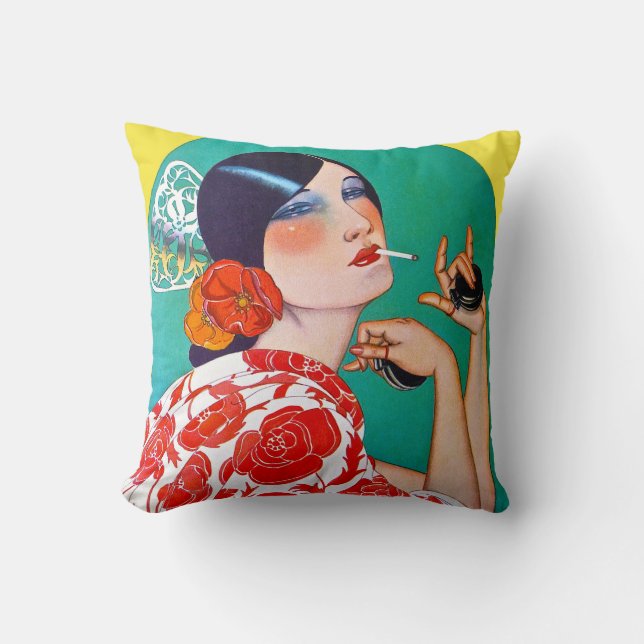 Art Deco Design Sierkussen (Voorkant)