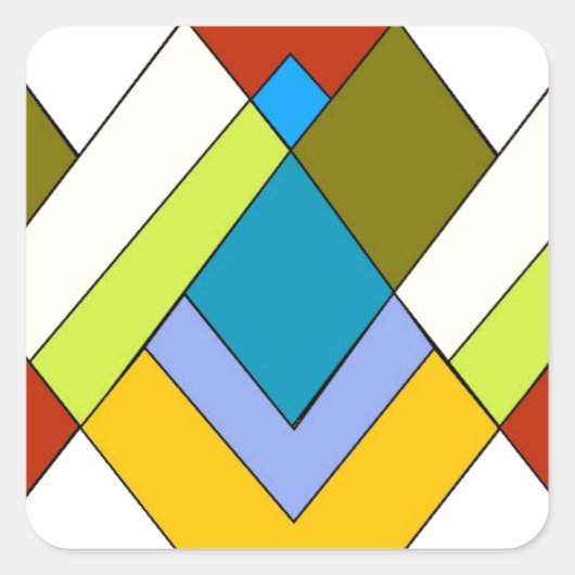 Art Deco Design Stickers (Voorkant)