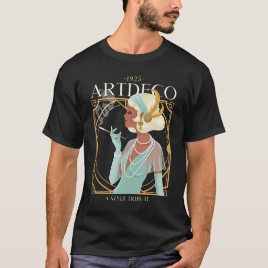 Art Deco Design T-shirt (Voorkant)