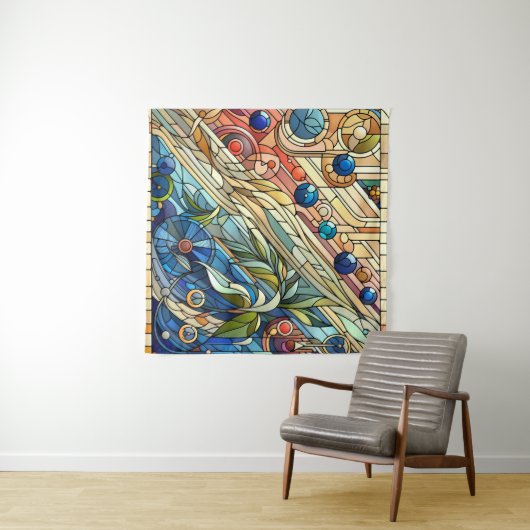 Art Deco Design Tapestry Wandkleed (In Situ (horizontaal))