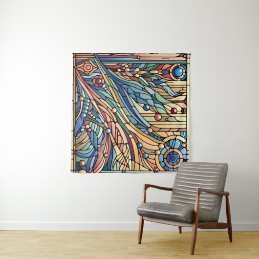 Art Deco Design Tapestry Wandkleed (In Situ (horizontaal))