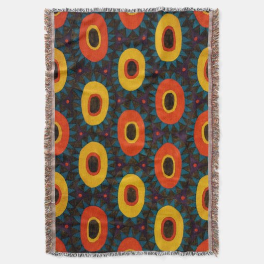 Art Deco Design Tapijten Deken (Voorkant Verticaal)