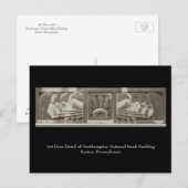 Art Deco-detail Briefkaart (Voorkant / Achterkant)