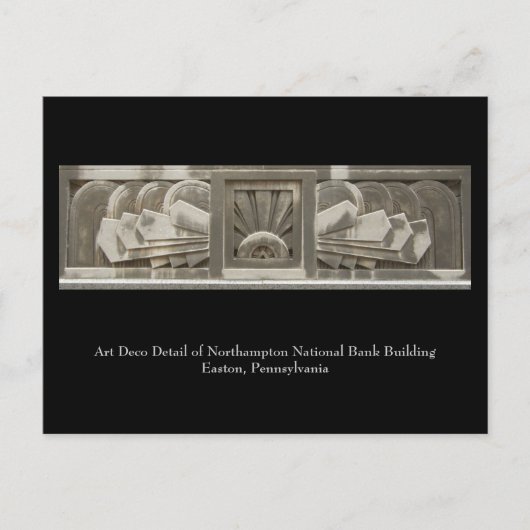 Art Deco-detail Briefkaart (Voorkant)