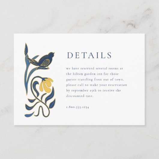 Art Deco Details Behuizing Kaart (Voorkant)