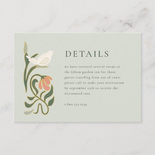  Art Deco Details Behuizing Kaart (Voorkant)