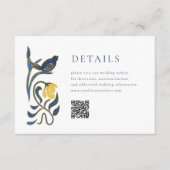  Art Deco Details Behuizing Kaart met QR (Voorkant)