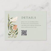  Art Deco Details Behuizing Kaart met QR (Voorkant)