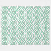Art Deco Diamanten Fleece Deken (Voorkant (Horizontaal))