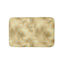 Art Deco Diamanten Patroon 2, Goud & Teal Badmat