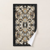 Art Deco Diamanten Uil Bad Handdoek (Handdoek)