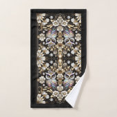 Art Deco Diamanten Uil Bad Handdoek (Handdoek)