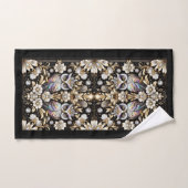Art Deco Diamanten Uil Bad Handdoek (Handdoek)
