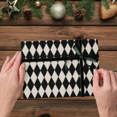 Art Deco Diamond Holiday Wrapping Paper Cadeaupapier