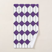 Art Deco Diamonds and Hexagons Bad Handdoek (Handdoek)
