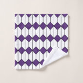 Art Deco Diamonds and Hexagons Bad Handdoek (Wasdoekje)
