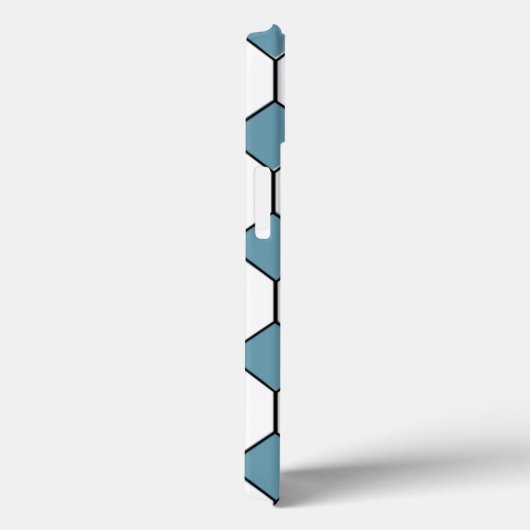 Art Deco Diamonds en Hexagons Case-Mate iPhone Case (Achterkant / Rechts)