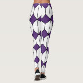 Art Deco Diamonds en Hexagons Leggings (Achterkant)