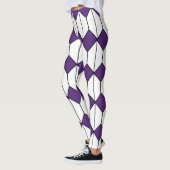 Art Deco Diamonds en Hexagons Leggings (Links)