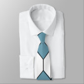 Art Deco Diamonds en Hexagons Stropdas (Gebonden)