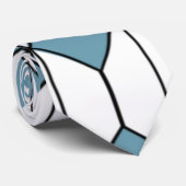 Art Deco Diamonds en Hexagons Stropdas (Opgerold)