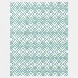 Art Deco Diamonds Fleece Deken