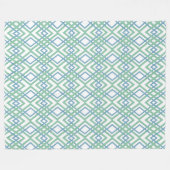 Art Deco Diamonds Fleece Deken (Voorkant (Horizontaal))