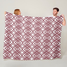 Art Deco Diamonds Fleece Deken