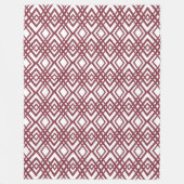 Art Deco Diamonds Fleece Deken (Voorkant)