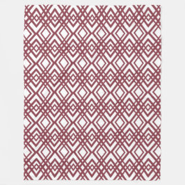 Art Deco Diamonds Fleece Deken