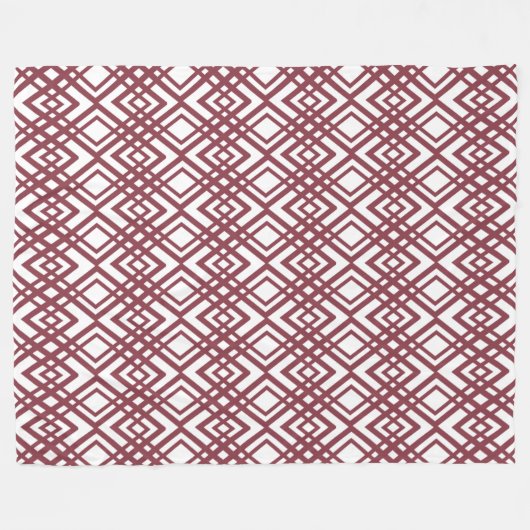Art Deco Diamonds Fleece Deken (Voorkant (Horizontaal))