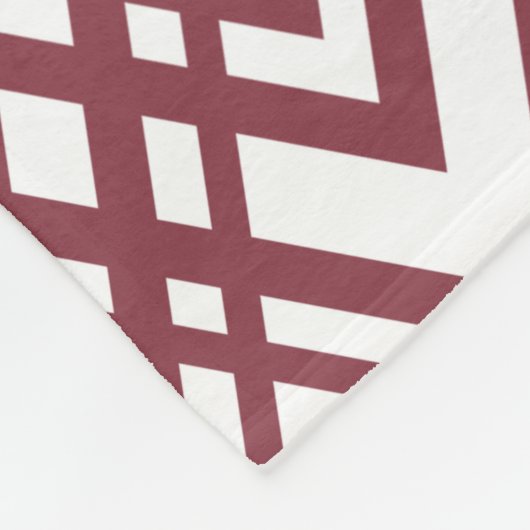 Art Deco Diamonds Fleece Deken (Hoek)