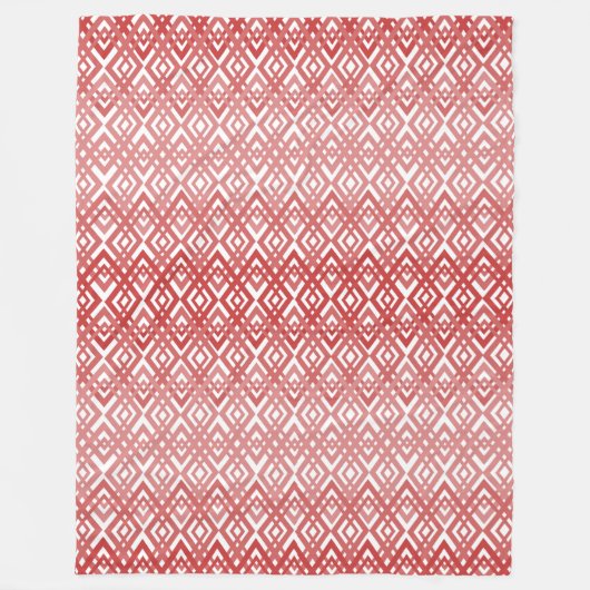 Art Deco Diamonds Fleece Deken (Voorkant)