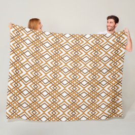 Art Deco Diamonds Fleece Deken