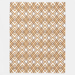 Art Deco Diamonds Fleece Deken