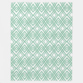 Art Deco Diamonds Fleece Deken (Voorkant)