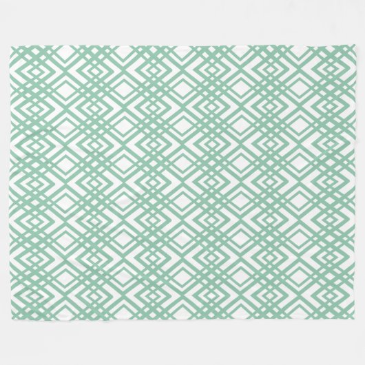 Art Deco Diamonds Fleece Deken (Voorkant (Horizontaal))